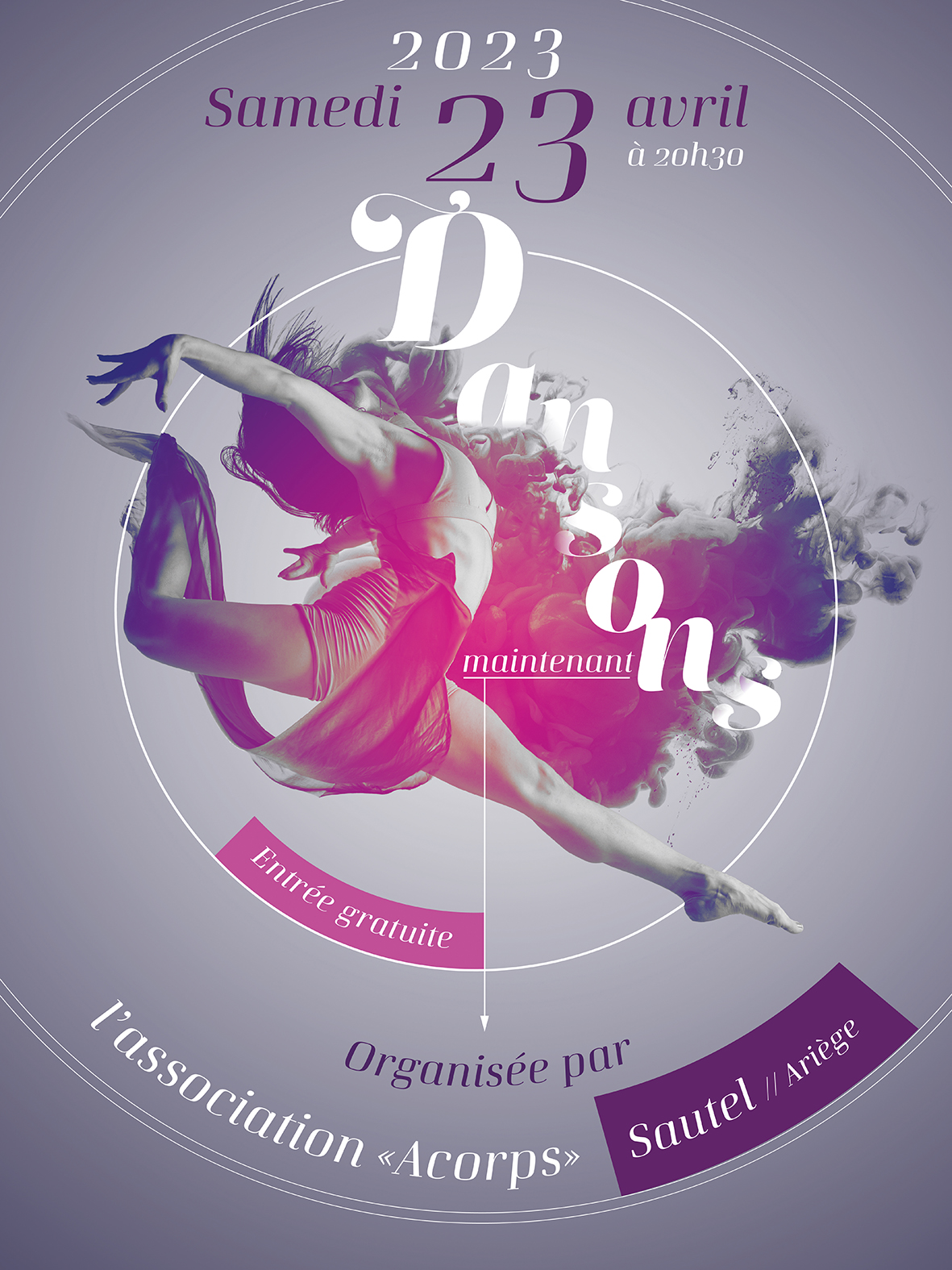 affiche gala danse